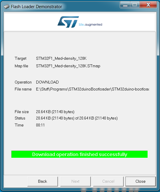 برنامه ریزی بوت لودر پروگرام کردن از طریق پورت USB میکرو stm32